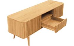 Goossens tv meubel seppe blank eiken - 8215875-01