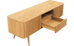 Goossens tv meubel seppe blank eiken - 8215875-01