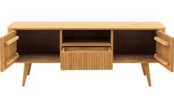 Goossens tv meubel seppe blank eiken - 8215875-01