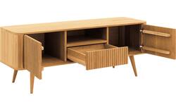 Goossens tv meubel seppe blank eiken - 8215875-01