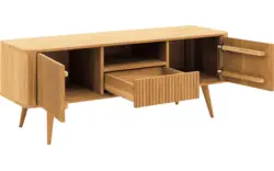 Goossens tv meubel seppe blank eiken - 8215875-01