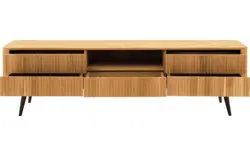 Goossens tv meubel seppe blank eiken - 8215876-01
