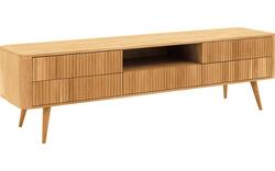 Goossens tv meubel seppe blank eiken - 8215877-01