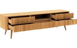 Goossens tv meubel seppe blank eiken - 8215877-01