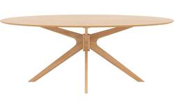Goossens basic eettafel sanoa blank eiken - 8215945-02