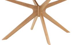 Goossens basic eettafel sanoa blank eiken - 8215945-02
