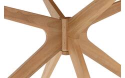 Goossens basic eettafel sanoa blank eiken - 8215945-02