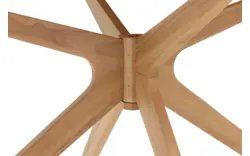 Goossens basic eettafel sanoa blank eiken - 8215945-02