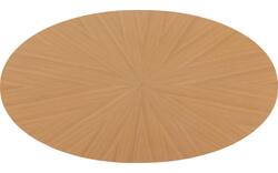 Goossens basic eettafel sanoa blank eiken - 8215945-06