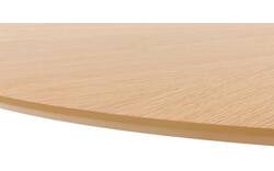 Goossens basic eettafel sanoa blank eiken - 8215945-02