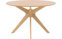 Goossens basic eettafel sanoa blank eiken - 8215946-01