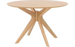 Goossens basic eettafel sanoa blank eiken - 8215946-01