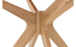 Goossens basic eettafel sanoa blank eiken - 8215946-01