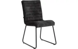 Goossens eetkamerstoel dax grijs stof - 8216143-02