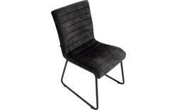 Goossens eetkamerstoel dax grijs stof - 8216143-02
