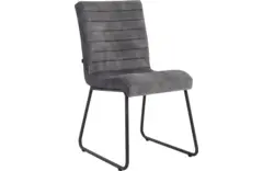 Goossens eetkamerstoel dax grijs stof - 8216144-02
