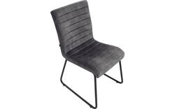 Goossens eetkamerstoel dax grijs stof - 8216144-03