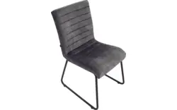 Goossens eetkamerstoel dax grijs stof - 8216144-02