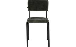 Goossens eetkamerstoel chaplin groen stof - 8216148-01