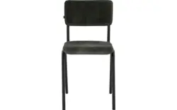 Goossens eetkamerstoel chaplin groen stof - 8216148-01