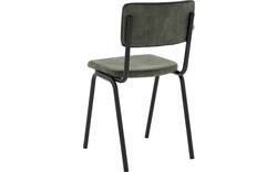 Goossens eetkamerstoel chaplin groen stof - 8216148-03