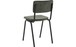 Goossens eetkamerstoel chaplin groen stof - 8216148-01