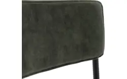 Goossens eetkamerstoel chaplin groen stof - 8216148-01