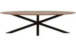 Goossens excellent eettafel gs 1302 blank eiken - 8216171-02
