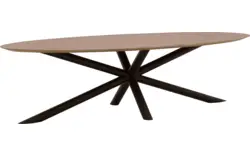 Goossens excellent eettafel gs 1302 blank eiken - 8216171-02