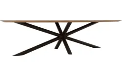 Goossens excellent eettafel gs 1302 blank eiken - 8216171-02