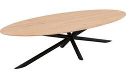 Goossens excellent eettafel gs 1302 blank eiken - 8216171-02