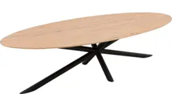 Goossens excellent eettafel gs 1302 blank eiken - 8216171-02
