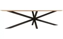 Goossens excellent eettafel gs 1302 blank eiken - 8216172-02