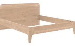 Goossens excellent bedframe curve wit eiken - 8217811-01