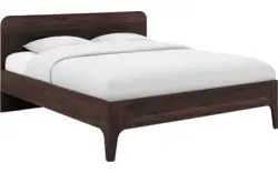 Goossens excellent bedframe curve donker bruin eiken - 8217813-01