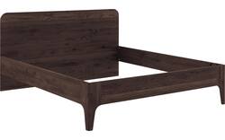 Goossens excellent bedframe curve donker bruin eiken - 8217813-05