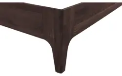 Goossens excellent bedframe curve donker bruin eiken - 8217813-01