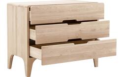 Goossens excellent ladekast curve wit eiken - 8217815-01
