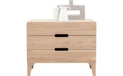 Goossens excellent ladekast curve wit eiken - 8217816-02