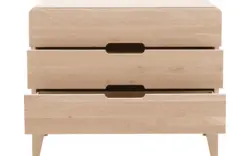 Goossens excellent ladekast curve wit eiken - 8217816-01