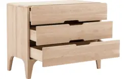 Goossens excellent ladekast curve wit eiken - 8217816-01