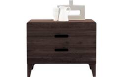 Goossens excellent ladekast curve donker bruin eiken - 8217818-02
