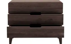 Goossens excellent ladekast curve donker bruin eiken - 8217818-01