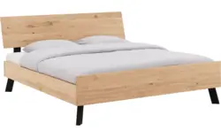 Goossens bedframe mud onbewerkt eiken - 8217827-01-A