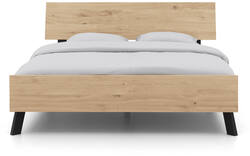 Goossens bedframe mud onbewerkt eiken - 8217827-02-A