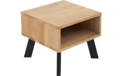 Goossens nachtkastje mud blank eiken - 8217829-01
