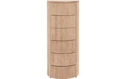 Goossens excellent ladekast donna wit eiken - 8217837-02