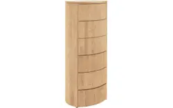 Goossens excellent ladekast donna wit eiken - 8217838-02