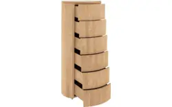 Goossens excellent ladekast donna wit eiken - 8217838-02