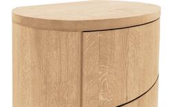 Goossens excellent ladekast donna wit eiken - 8217838-02
